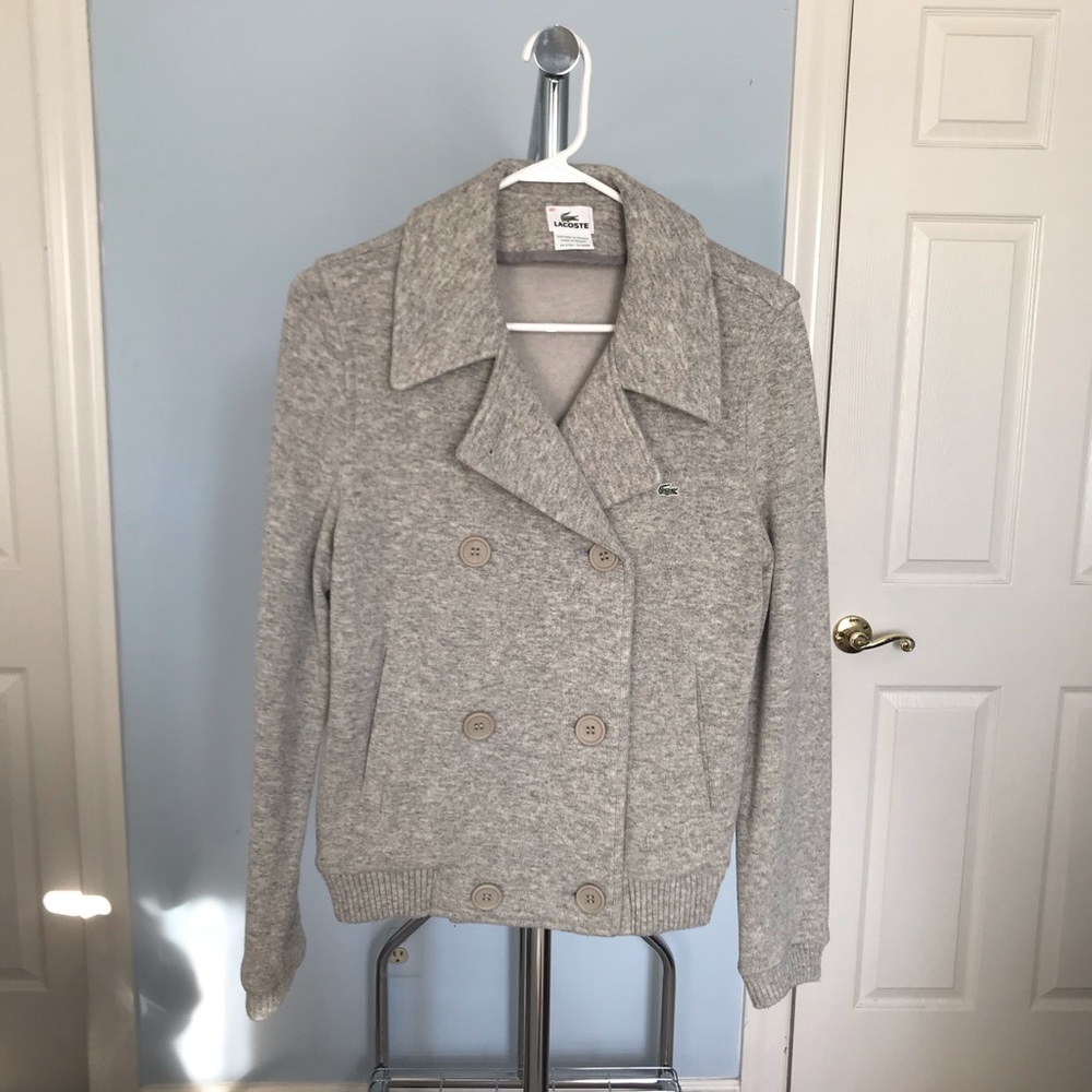 Lacoste Double Breasted Wool Jacket - image 1
